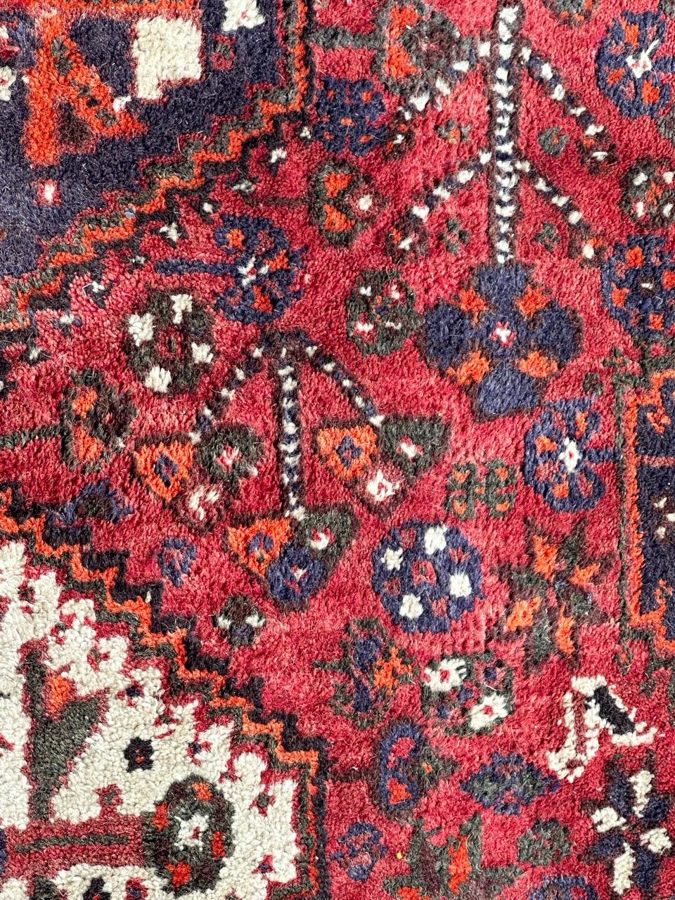 Beautiful vintage Shiraz rug 7