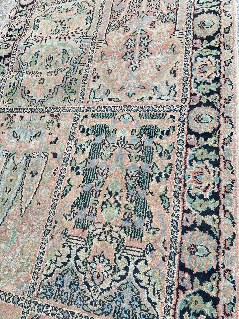 Beautiful Vintage Silk Kashmir Runner For Sale 4