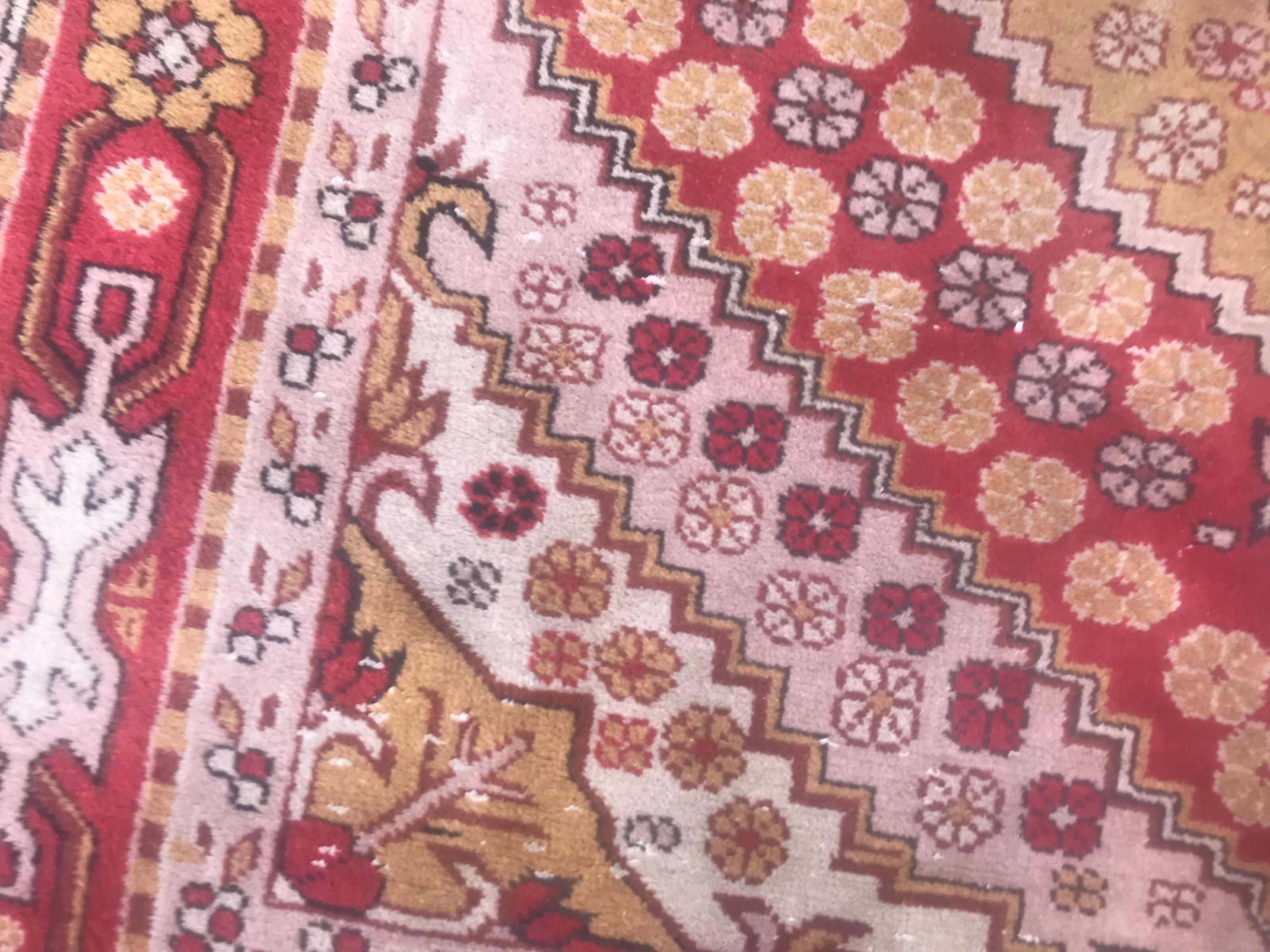 Cotton Bobyrug’s Beautiful Vintage Sinkiang Khotan Rug For Sale