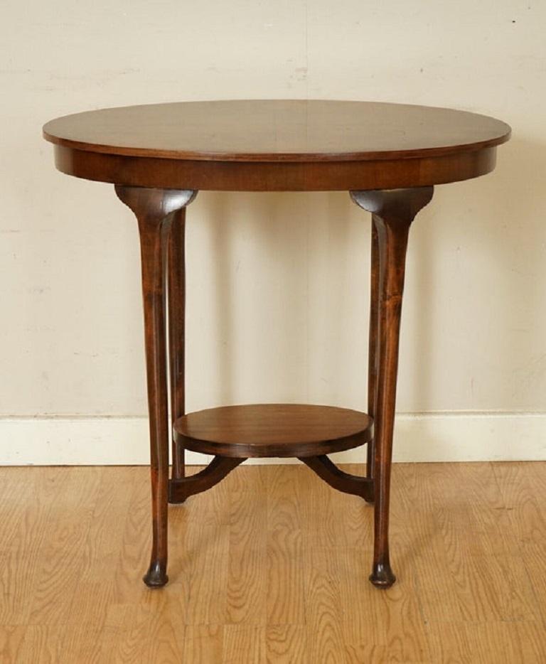Magnifique table d'extrémité vintage en bois massif support pour plantes table d'appoint en vente 2