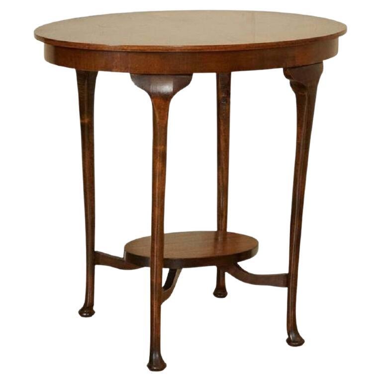 Preciosa mesa auxiliar vintage de madera maciza Soporte para plantas Mesa auxiliar en venta