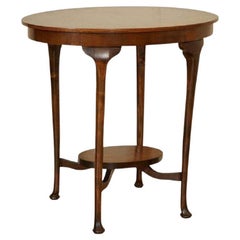 Magnifique table d'extrémité vintage en bois massif support pour plantes table d'appoint