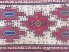 Bobyrug's Beautiful Vintage Sumak Shahsavand Flat Rug