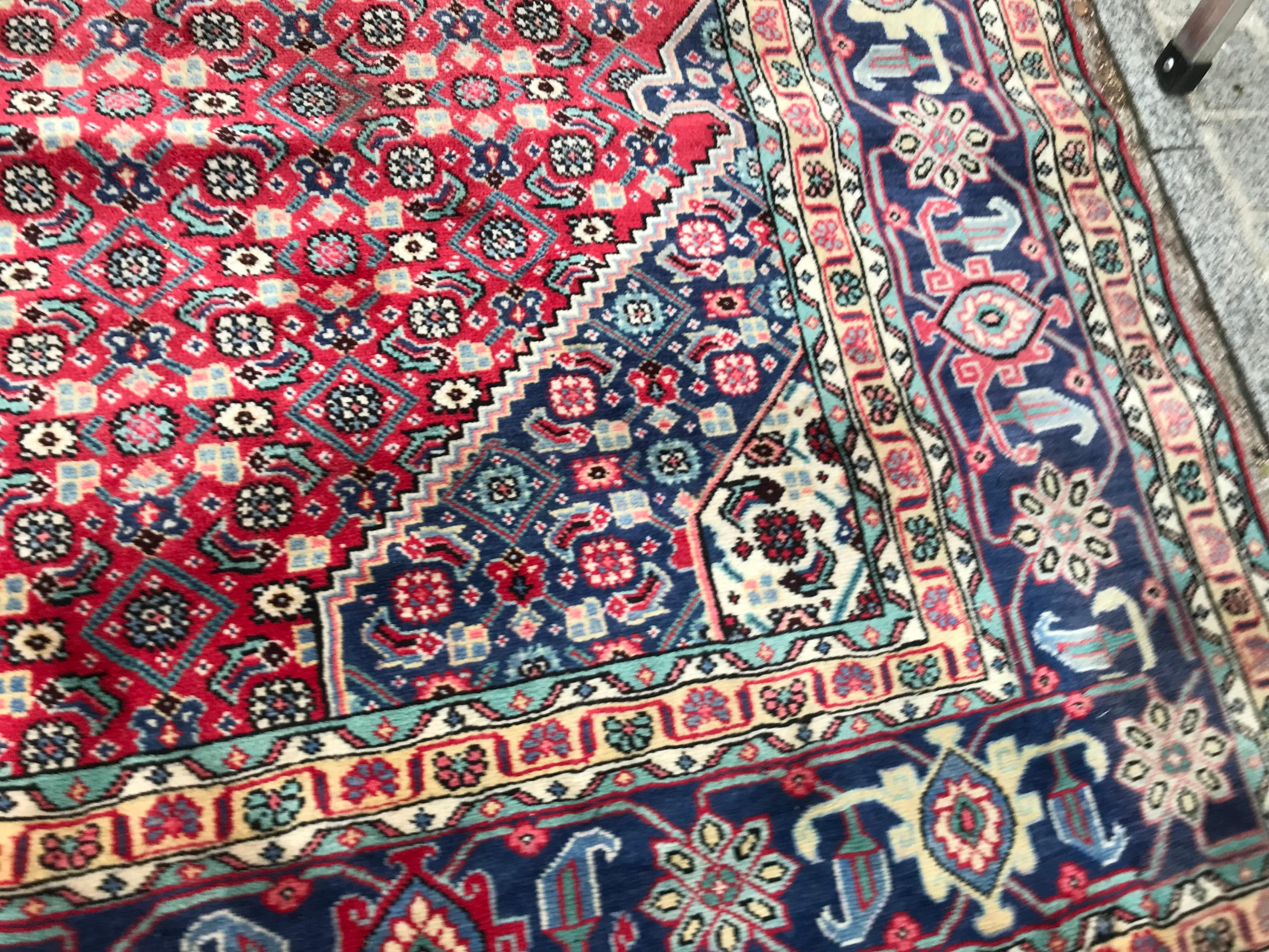 Beautiful Vintage Tabriz Rug For Sale 4