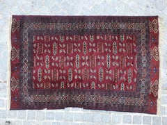 Bobyrug's Beautiful Vintage Tekke Turkmen Boukhara Rug