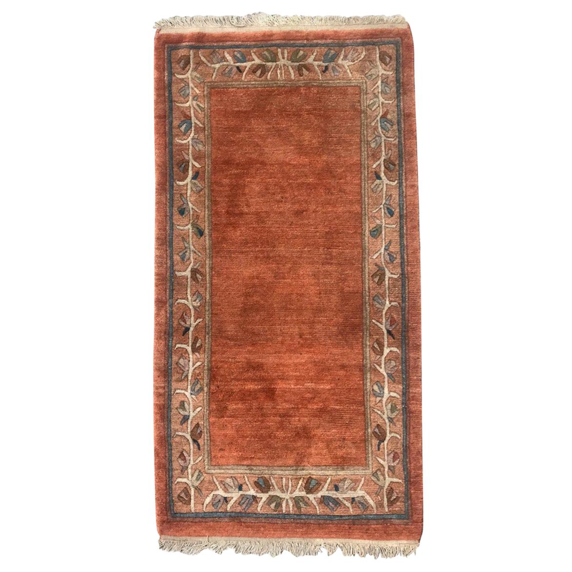 Magnifique tapis tibétain vintage