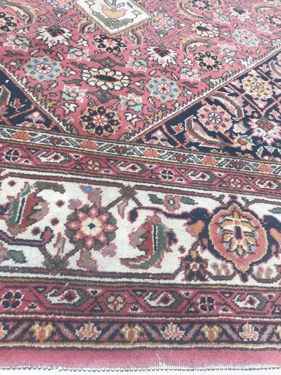 Hand-Knotted Bobyrug’s Beautiful Vintage Transylvanian Persian Style Rug For Sale