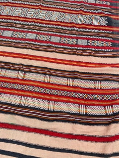 Precioso Kilim Vintage Tribal Berbere Marroquí de Bobyrug
