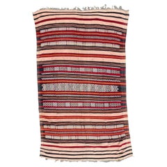 Bobyrug’s Beautiful Vintage Tribal Berbere Moroccan Kilim