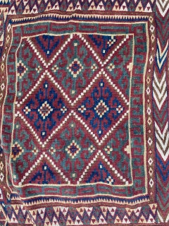 Beautiful Vintage Tribal Double Face Horse Cover Kilim