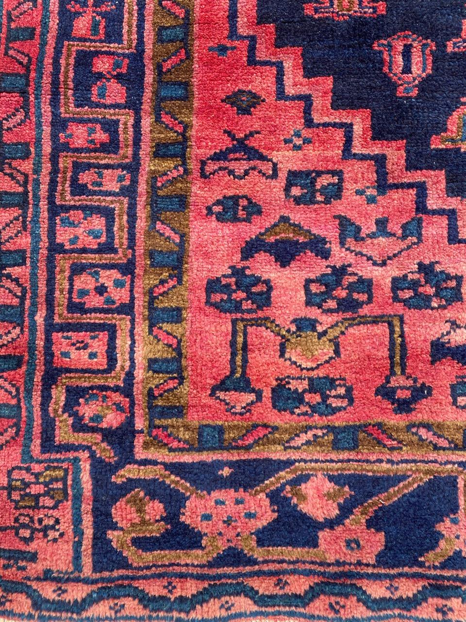 Bobyrug’s Beautiful Vintage Tribal Kurdish Rug In Good Condition For Sale In Saint Ouen, FR