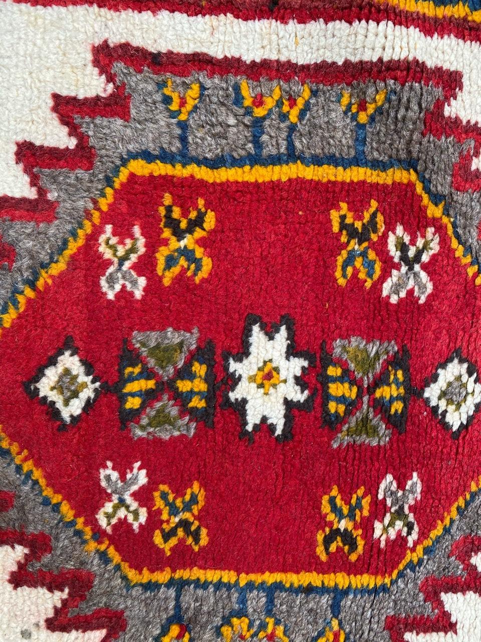 20th Century Beautiful Vintage Tribal Moroccan Rug