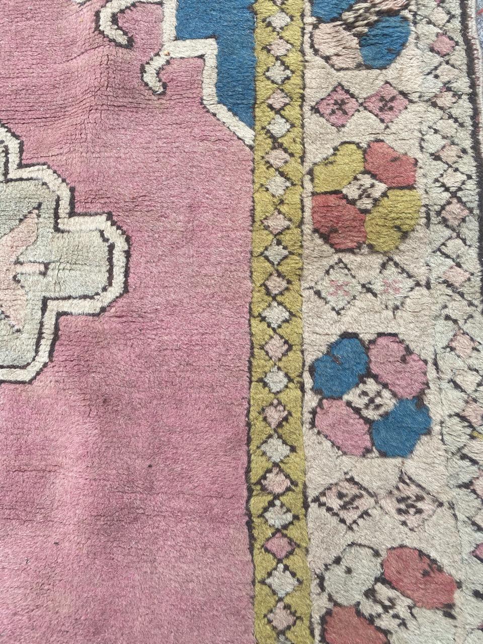 Bobyrugs schöner türkischer Kars-Teppich im Vintage-Stil im Angebot 2