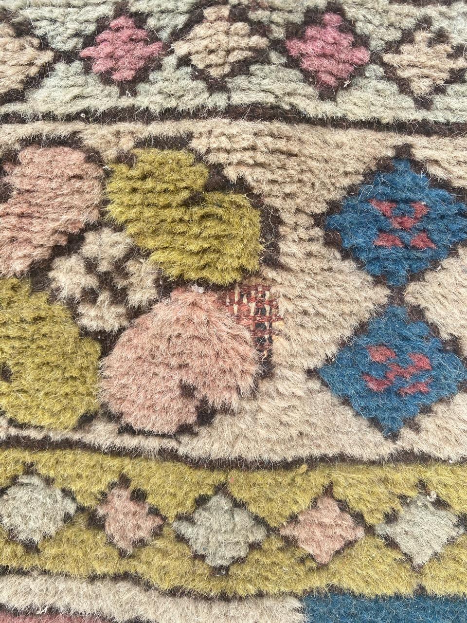 Bobyrugs schöner türkischer Kars-Teppich im Vintage-Stil im Angebot 4
