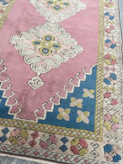 Beautiful Vintage Turkish Kars Rug