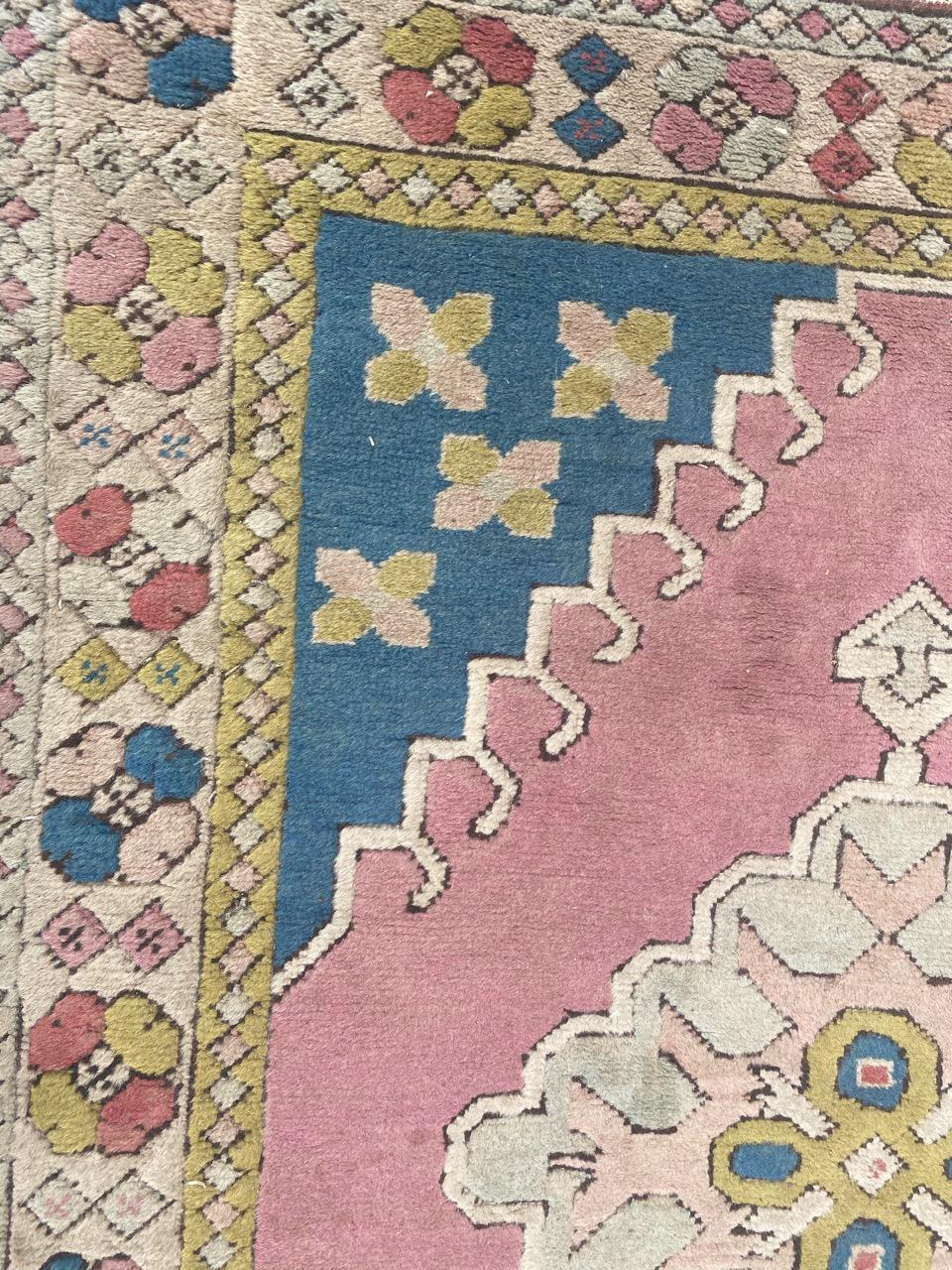 Bobyrugs schöner türkischer Kars-Teppich im Vintage-Stil (Kasachisch) im Angebot
