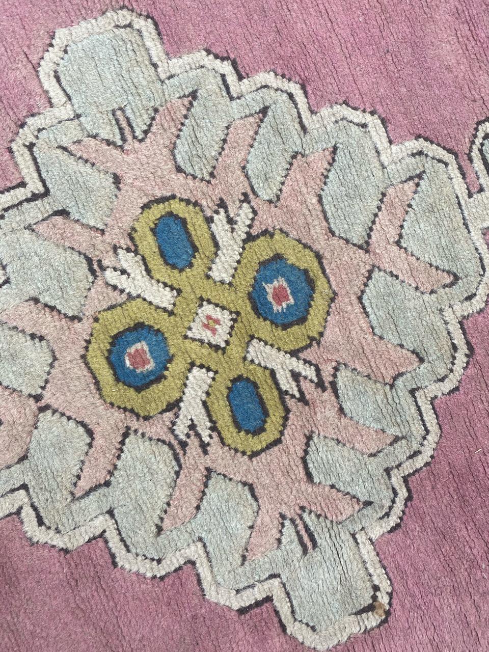 Bobyrugs schöner türkischer Kars-Teppich im Vintage-Stil (Wolle) im Angebot