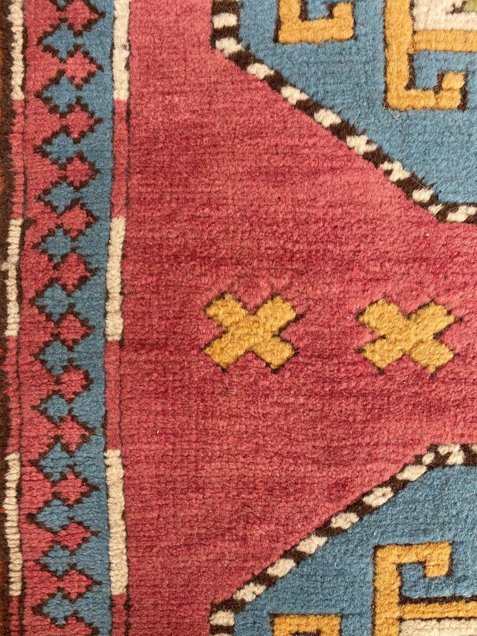 Beautiful Vintage Turkish Kars Runner For Sale 5