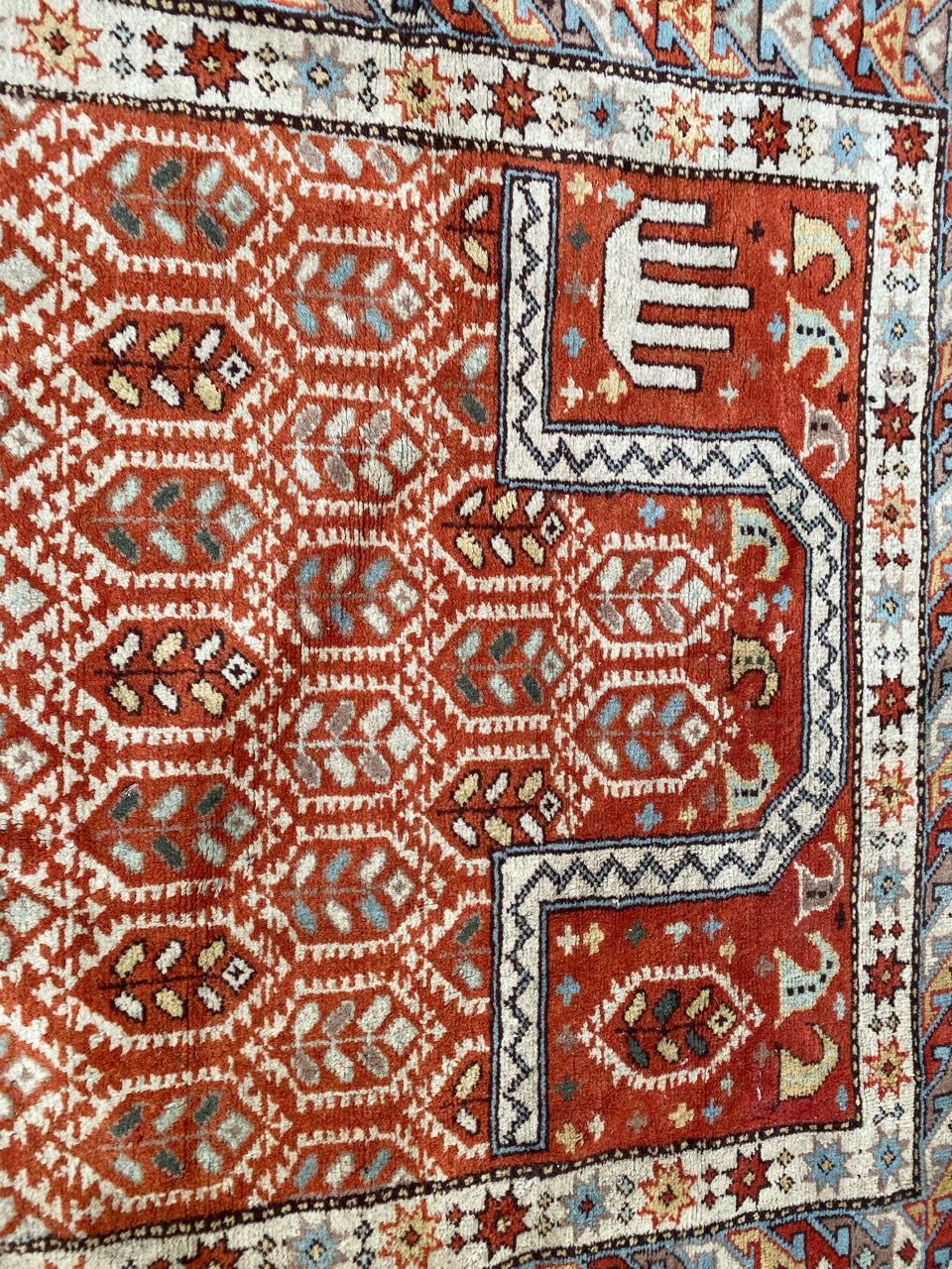 Turc Bobyrug's Beautiful Vintage Turkish Prayer Rug (tapis de prière turc vintage) en vente