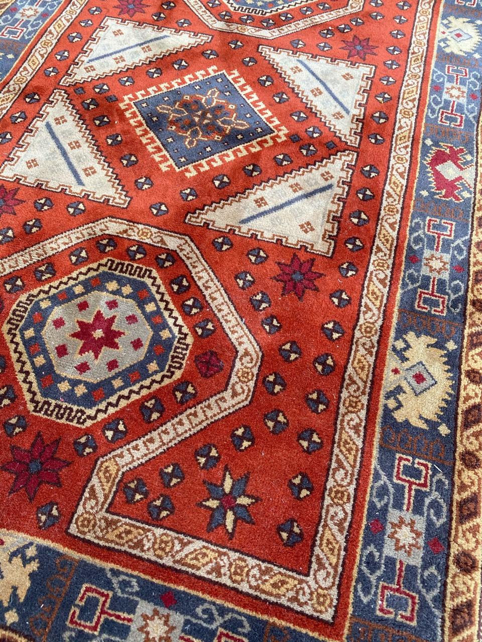 Bobyrug’s Beautiful Vintage Turkish Rug For Sale 4