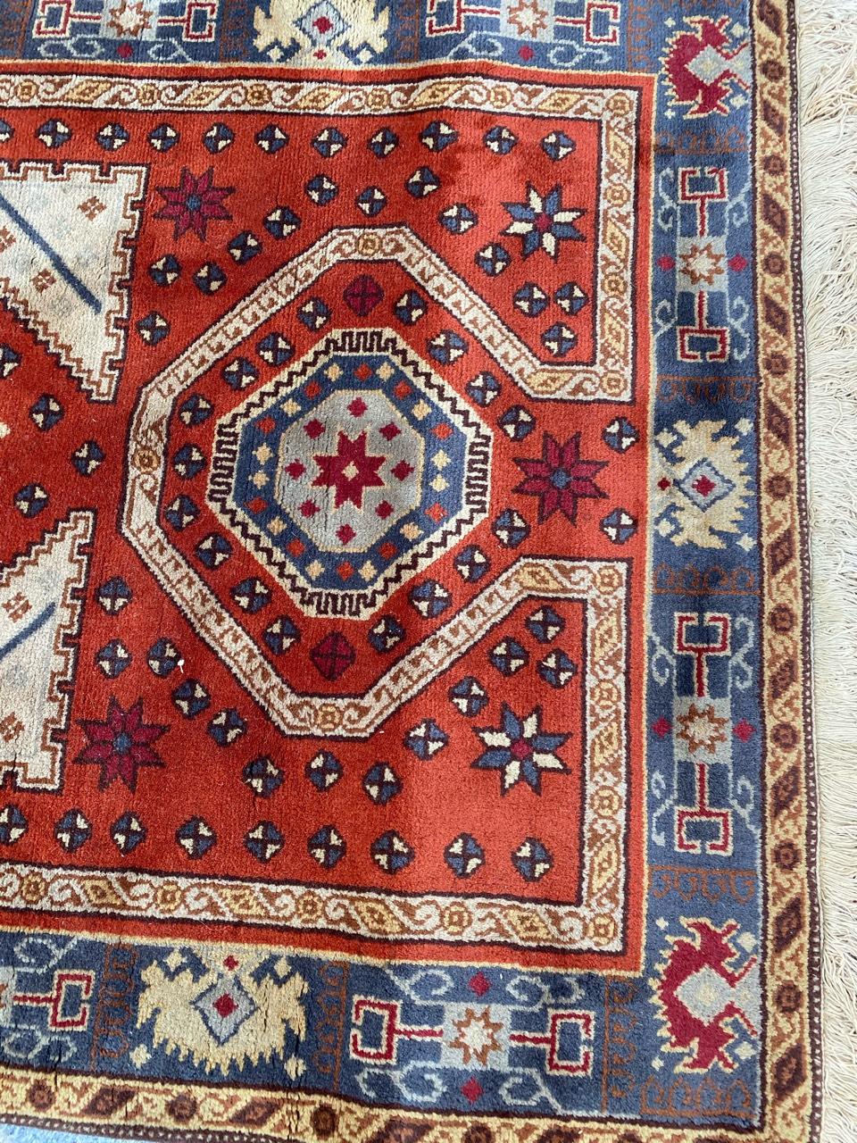 Bobyrug’s Beautiful Vintage Turkish Rug For Sale 1