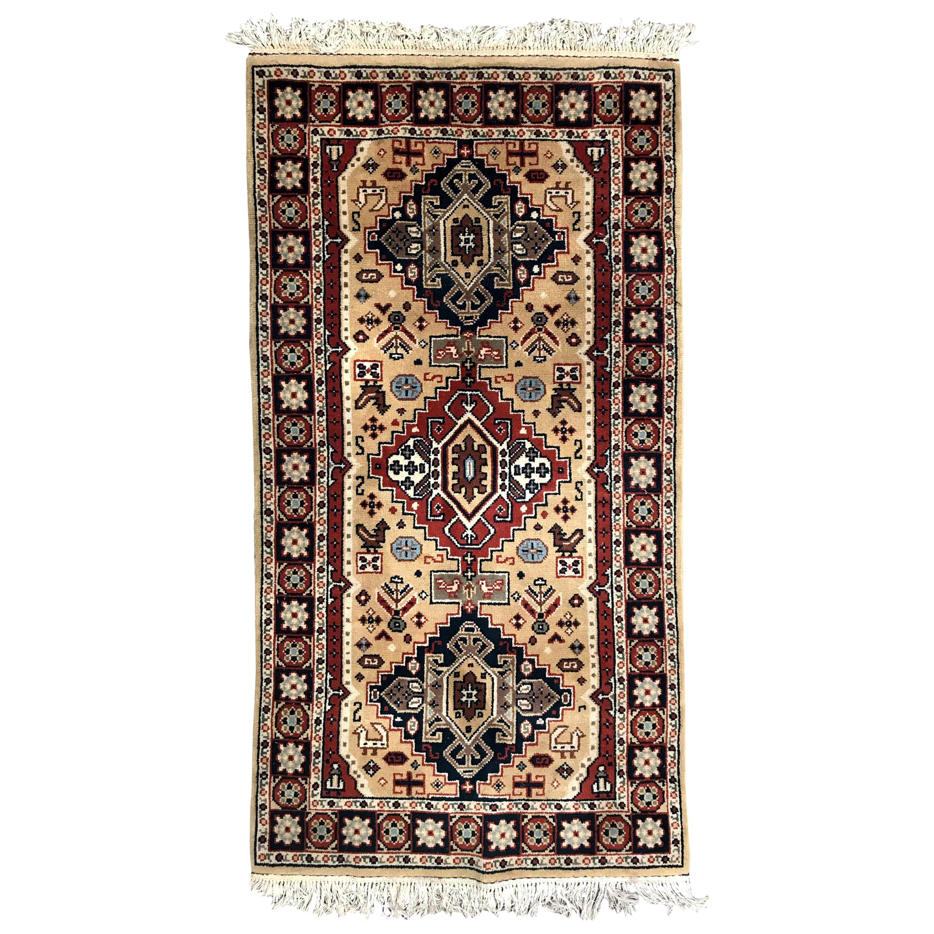 Schöner türkischer Sparta Teppich im Vintage-Stil