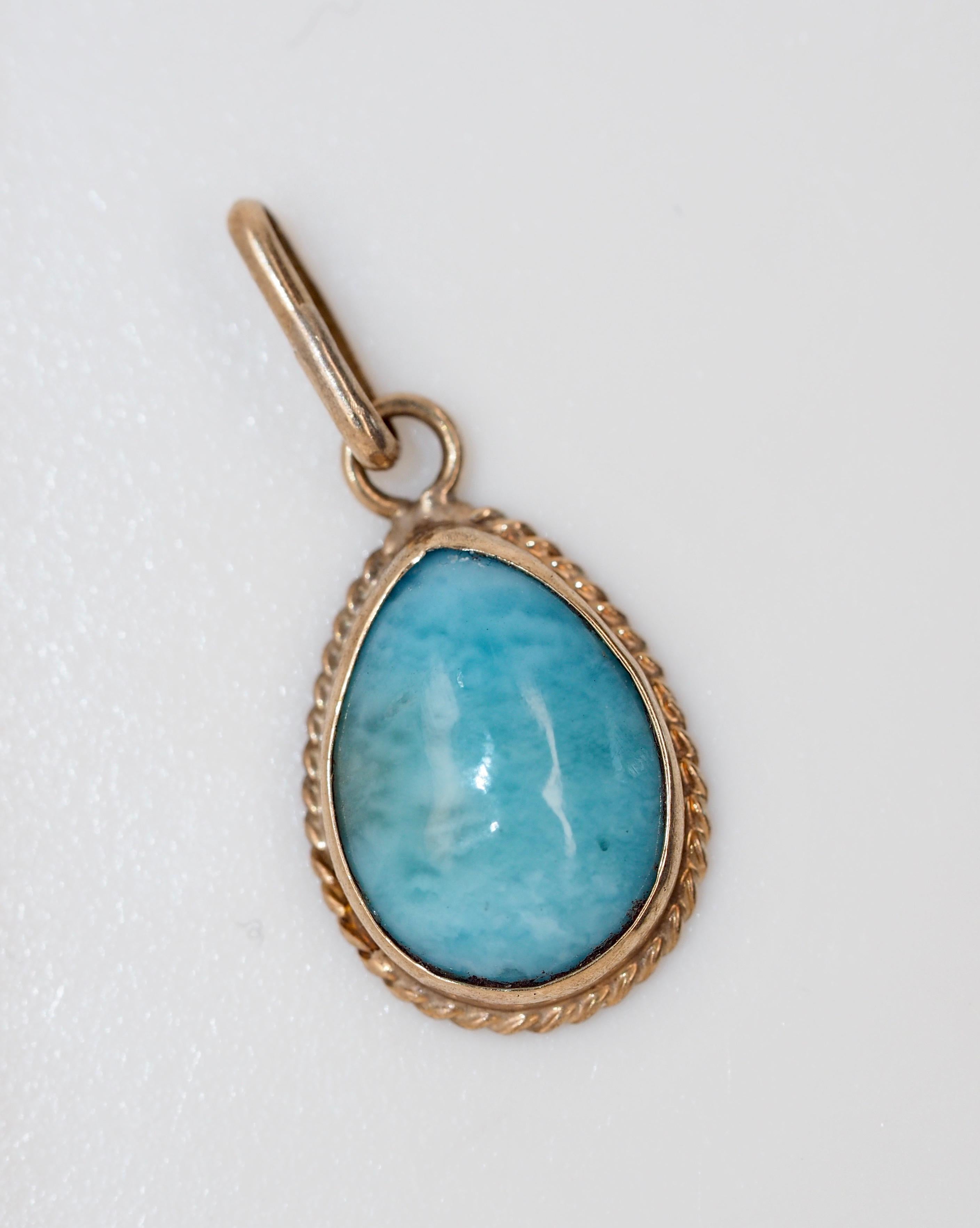 vintage turquoise pendant