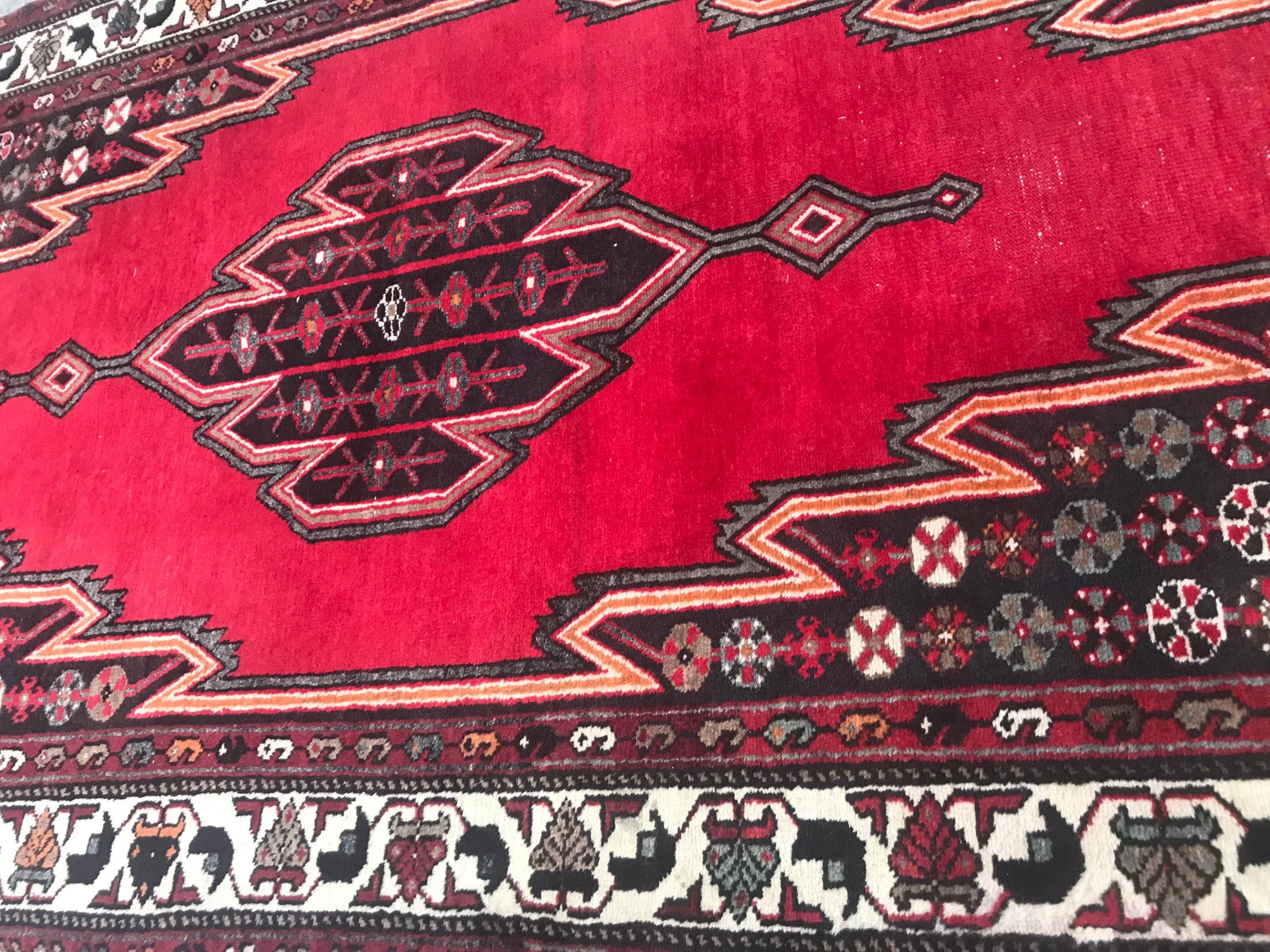 Bobyrug’s Beautiful Vintage Zanjan Rug For Sale 2