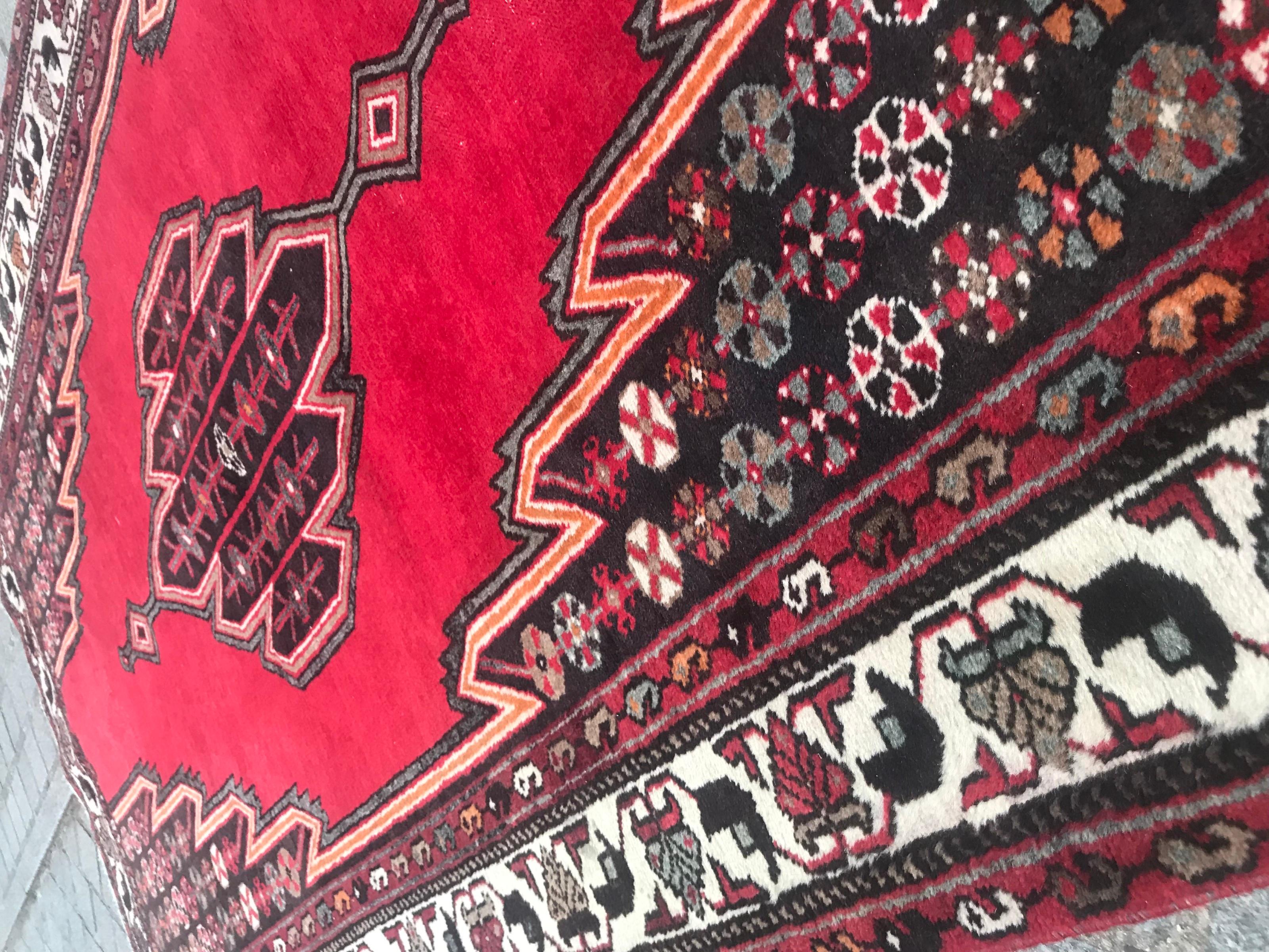 Bobyrug’s Beautiful Vintage Zanjan Rug For Sale 1