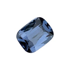 Magnifique spinelle grise voiletish 2,06 ct pierre précieuse coussin Madagascar VVSClarity