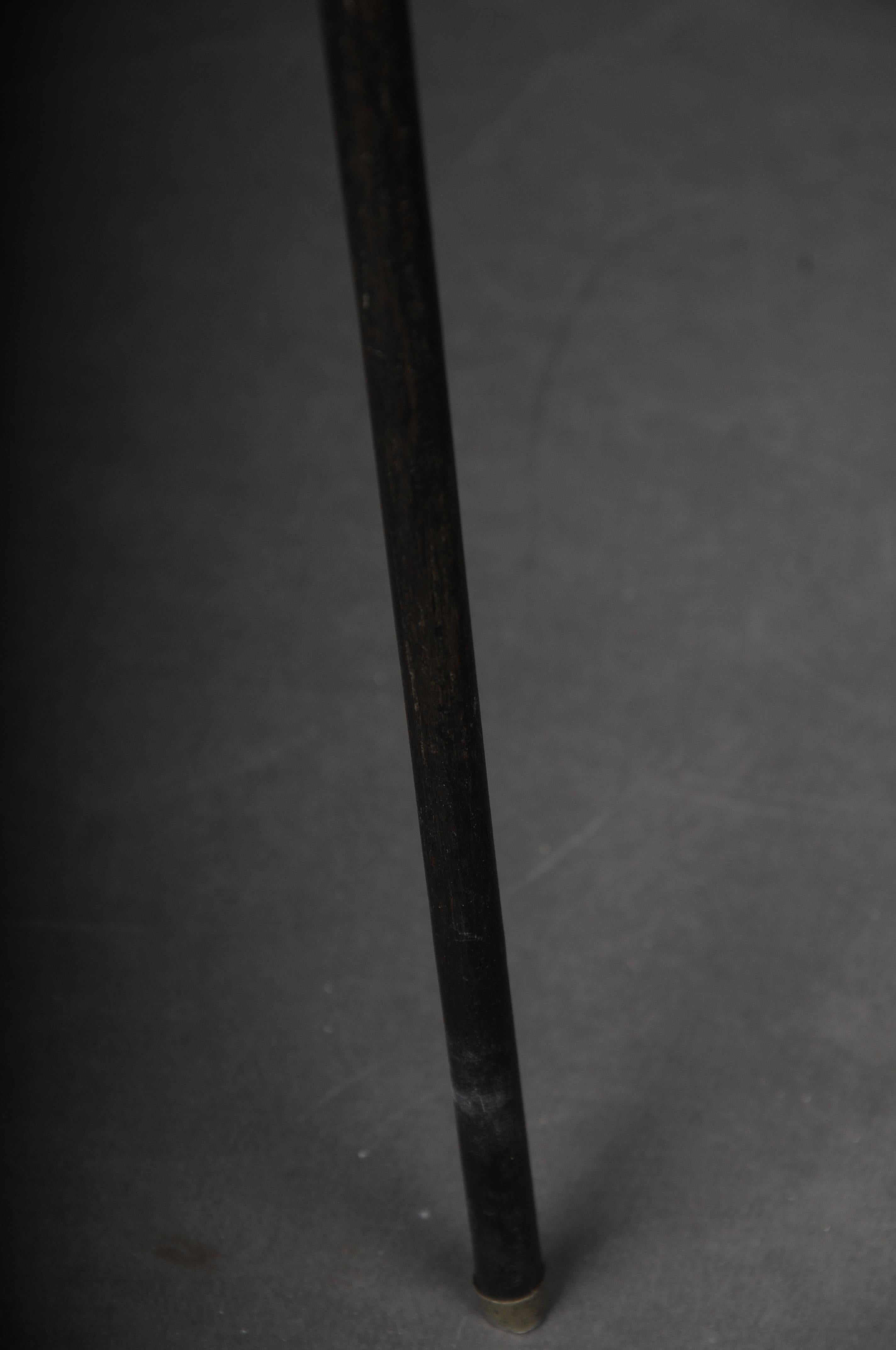 Early 20th Century Beautiful Walking Stick with 800 Silver Handle For Sale