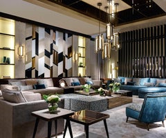 Beautiful Wall Lamp Bronzed Metal Frame Pyrex Glass Double Lampshade Bronzed