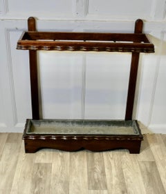 Beautiful Walnut Stick Stand or Umbrella Stand  This is a good Umbrella stand