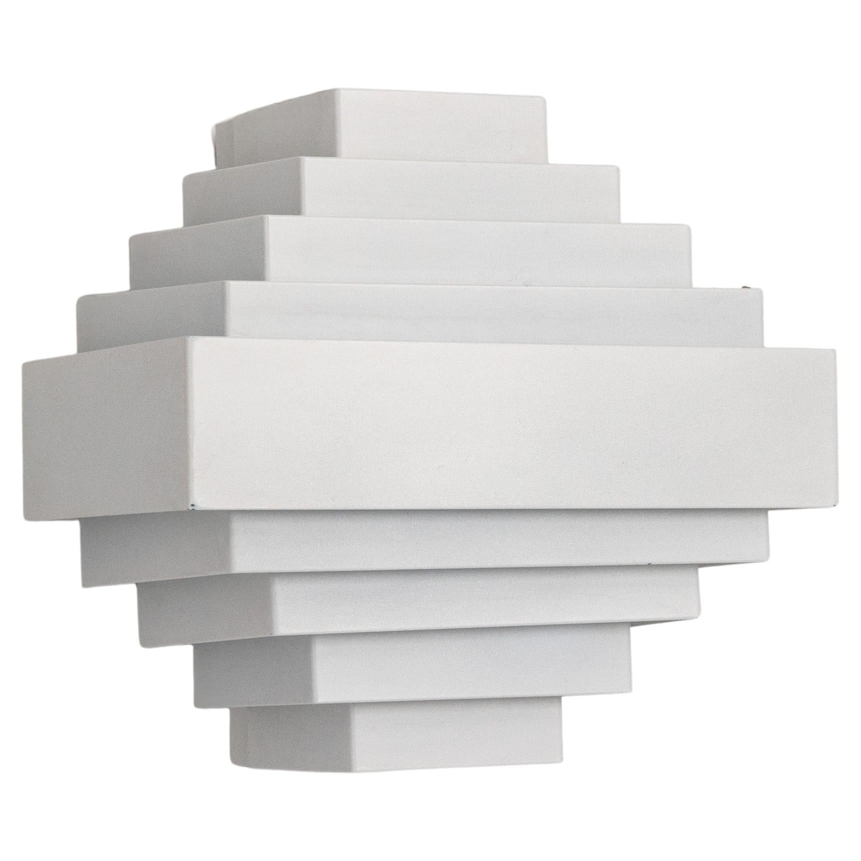 Bellissima applique bianca di Jules Wabbes, Belgio, anni 
70 in vendita