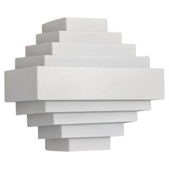 Bellissima applique bianca di Jules Wabbes, Belgio, anni
70