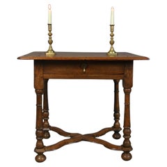 Beautiful William and Mary Walnut Lowboy c. 1690