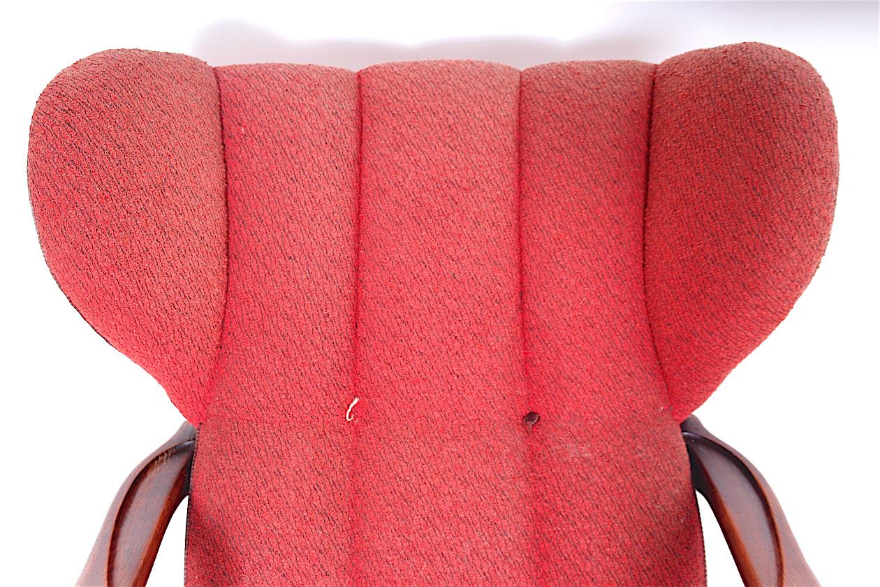 Beautiful wing chair, Czechoslovakia. 2