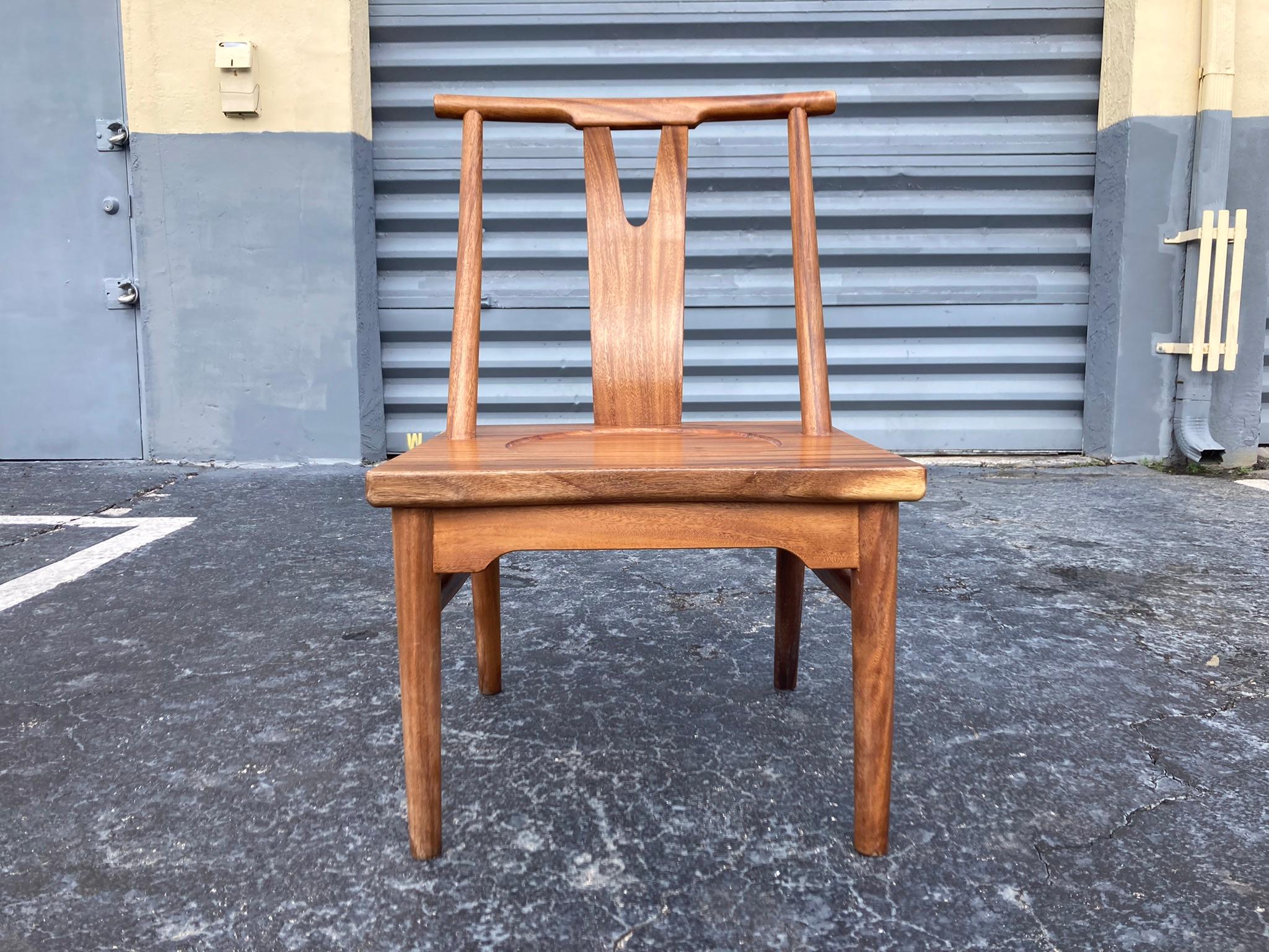 Beautiful Wood Dining Chairs in the Style of George Nakashima 4