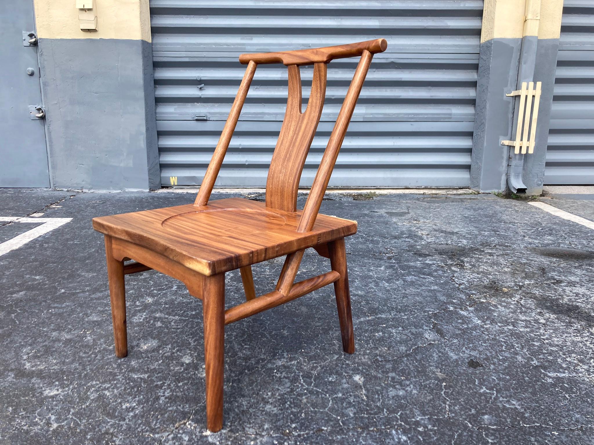 Beautiful Wood Dining Chairs in the Style of George Nakashima 5