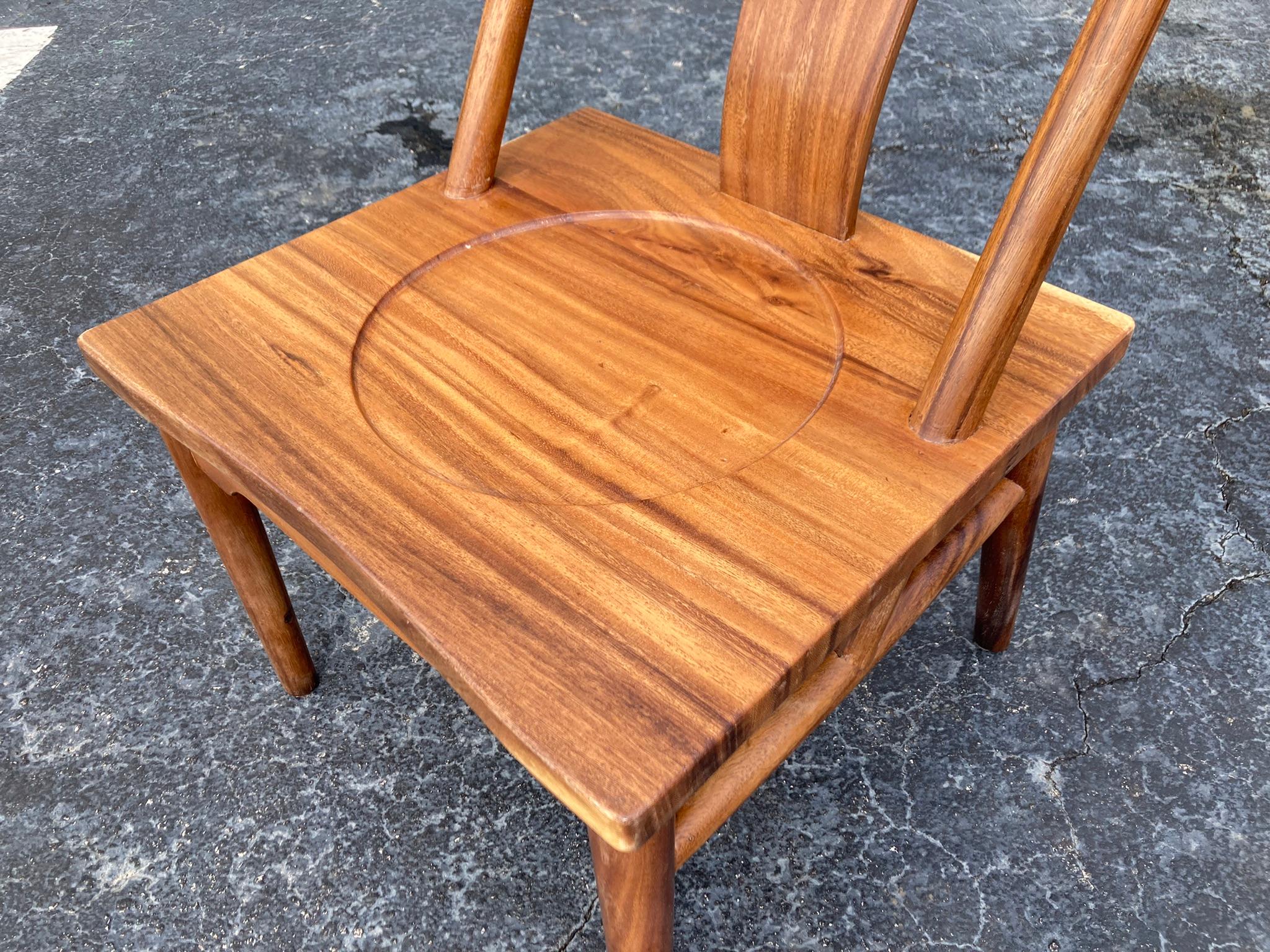 Beautiful Wood Dining Chairs in the Style of George Nakashima 7