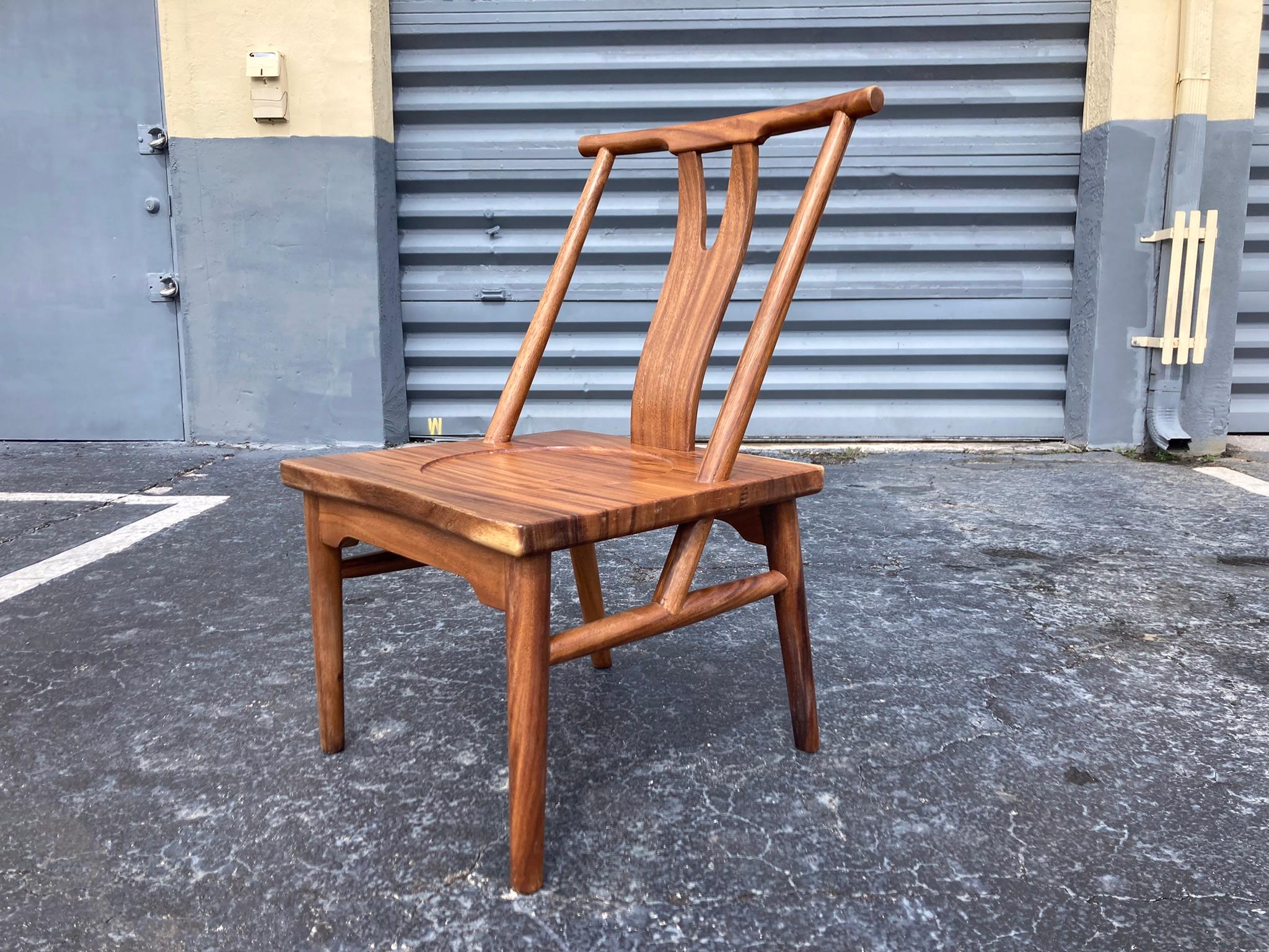 Beautiful Wood Dining Chairs in the Style of George Nakashima 12