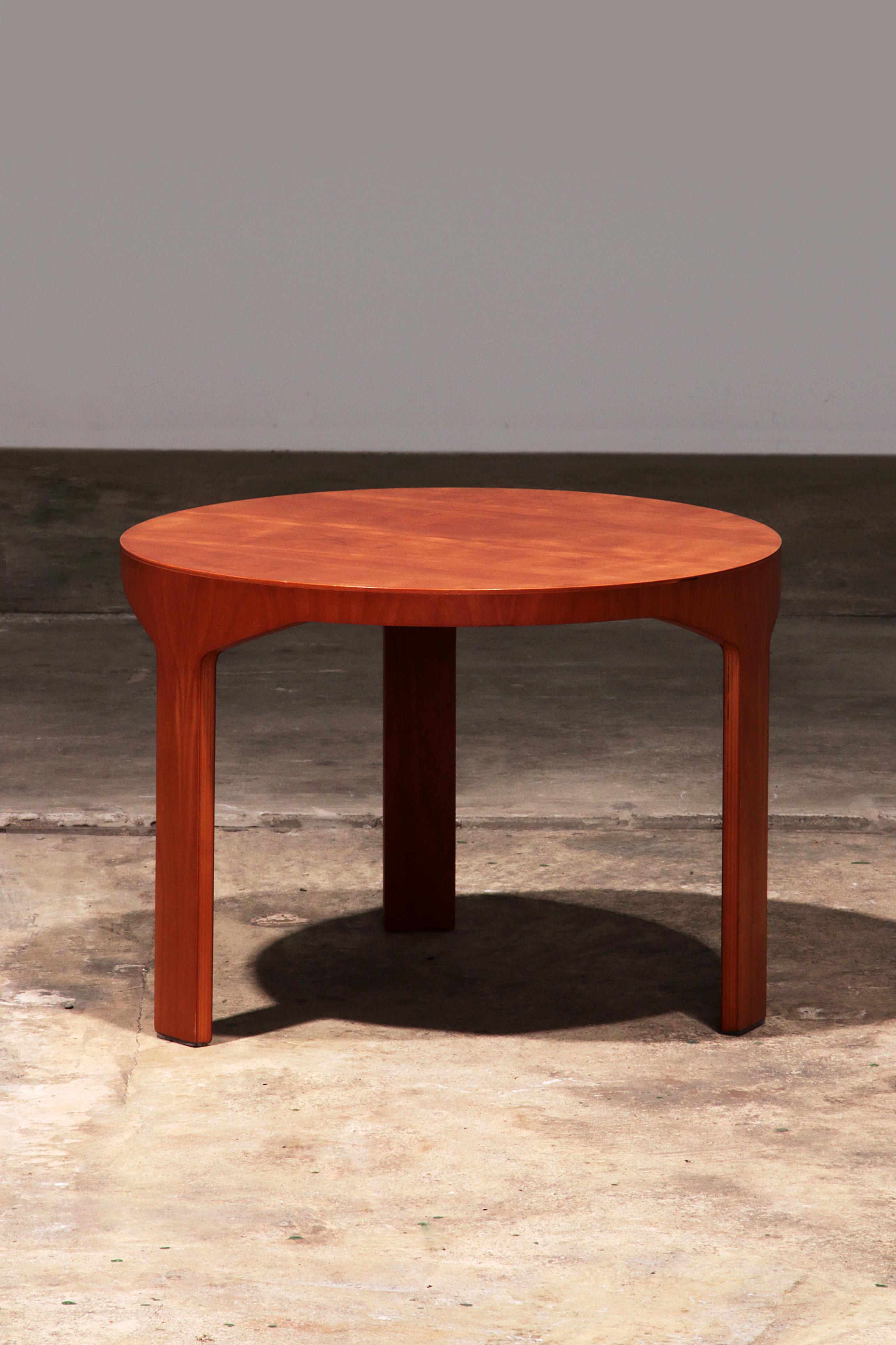 Mid-Century Modern Magnifique table d'appoint vintage en bois des années 70 en vente