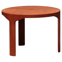 Beautiful wooden side table with vintage 70s