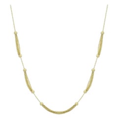 Beautiful Yellow Gold 14 Karat Chain Necklace for Her