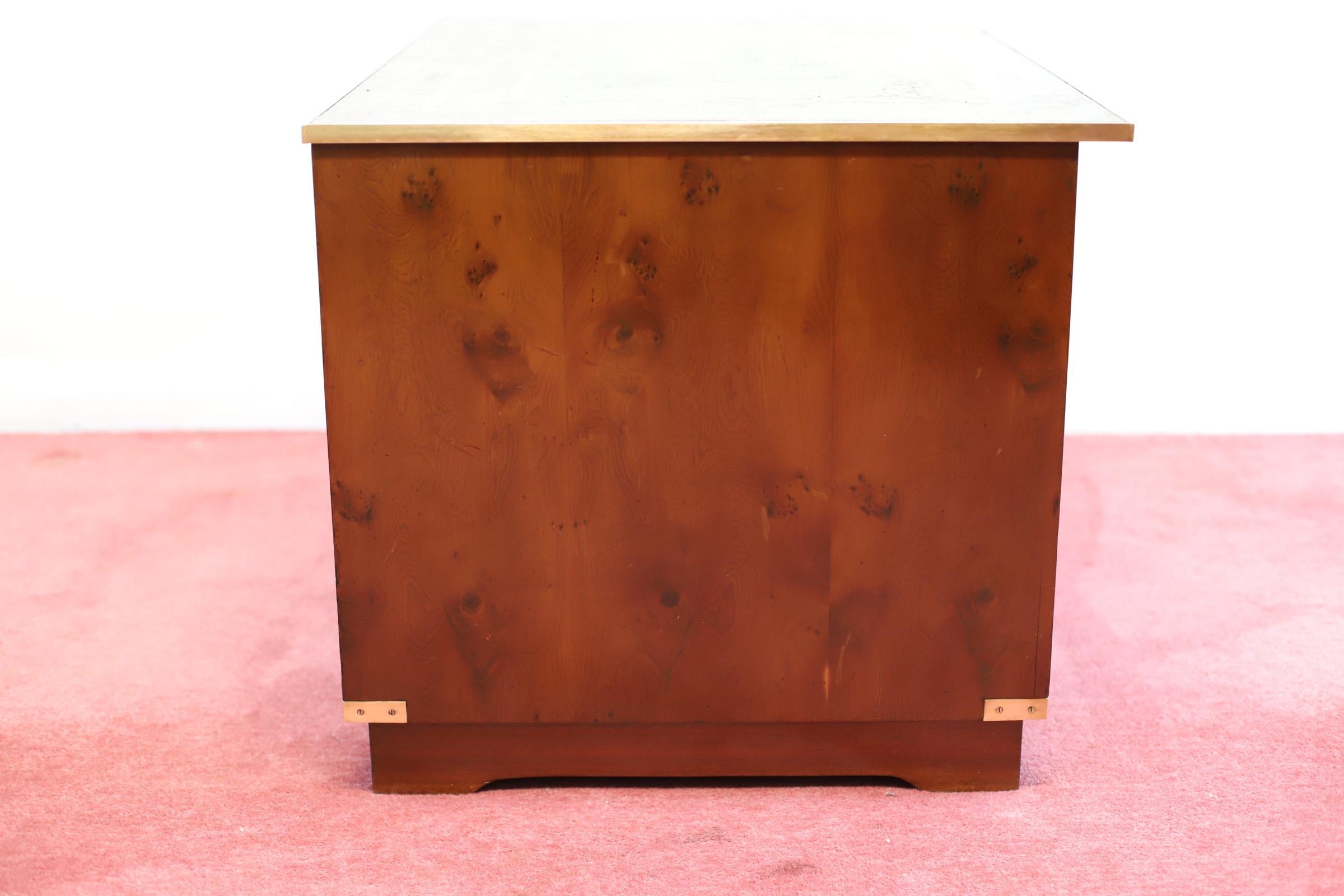 Beautiful Yew  Military Campaign Style Made by  Bevan Funnell   For Sale 11