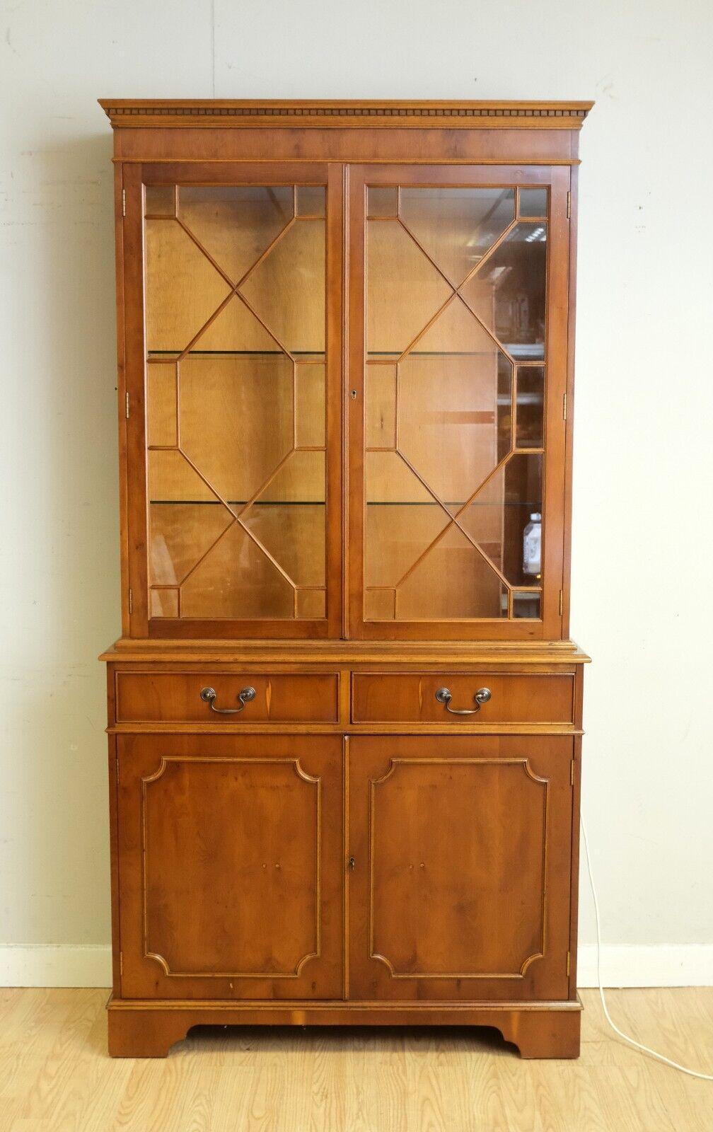 yew display cabinet