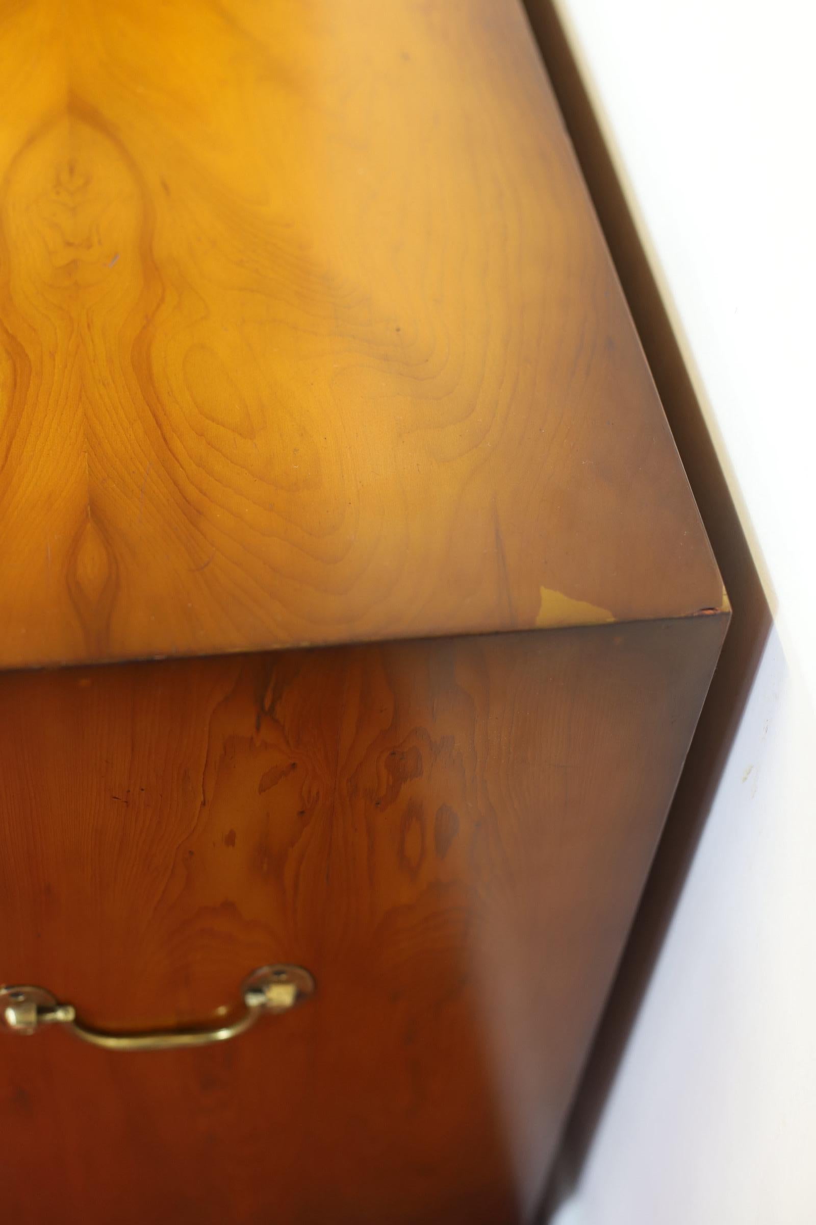 Magnifique Sidebord de Campagne Militaire en Wood Wood en vente 12