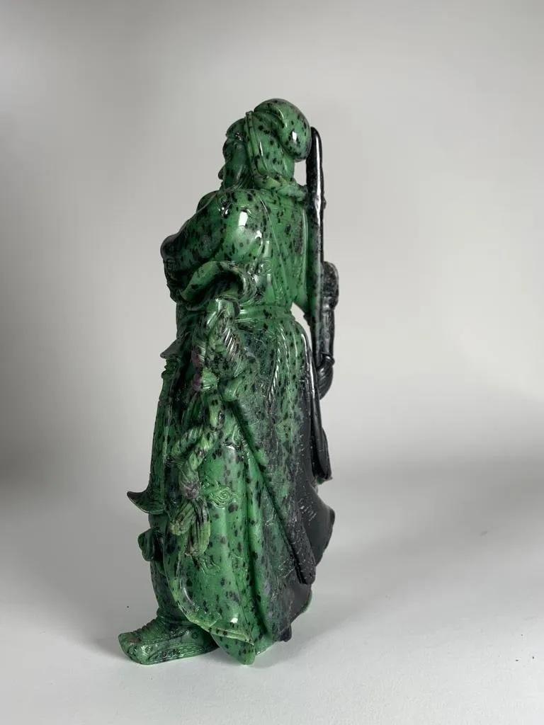 Chinese Beautiful Zoisite Sculpture For Sale