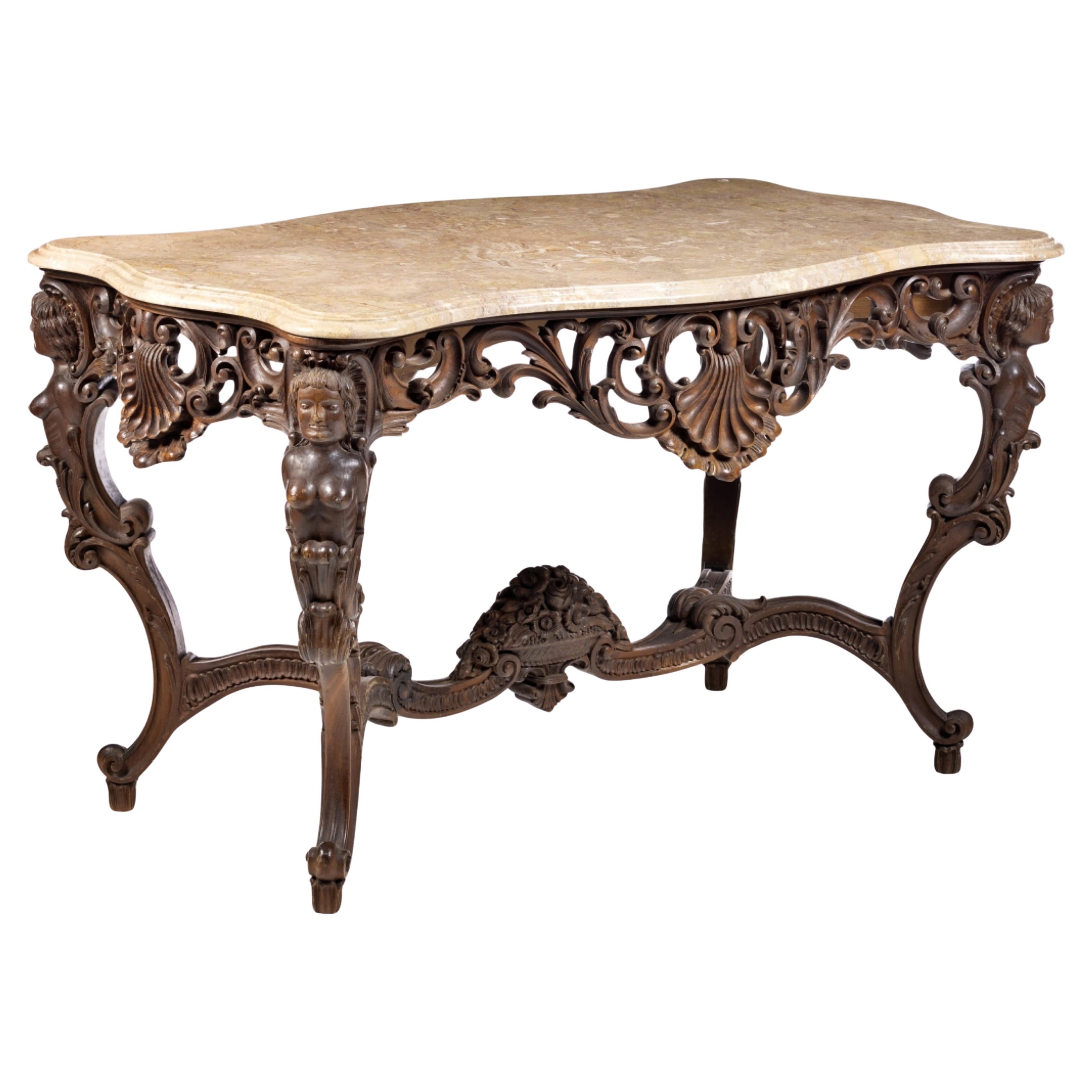 BEAUTIFULL 19th Century PORTUGUESE  TABLE