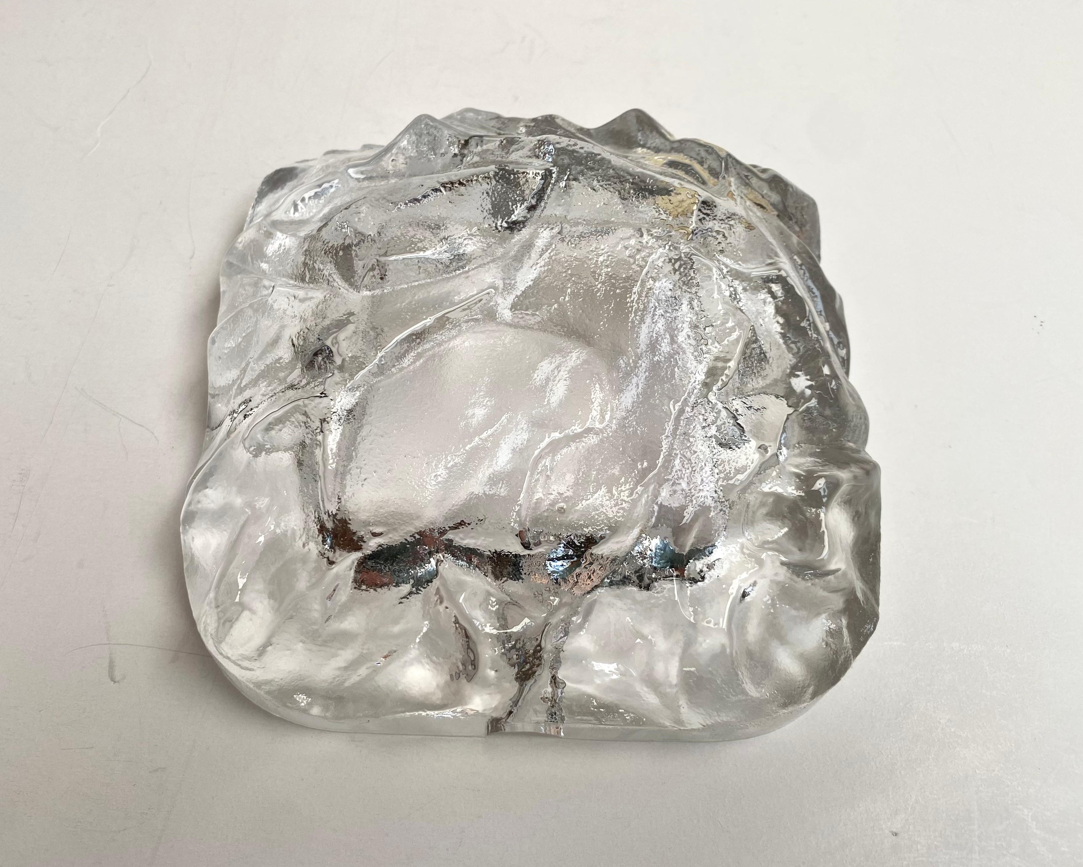 Beautifull Cigarette Crystal Ashtray by Val S’Lambert, Belgium, 20th Century 2